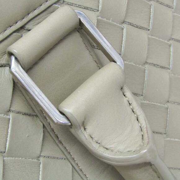 BOTTEGA VENETA Green Leather Intrecciato Tote Bag - Picture 9 of 15